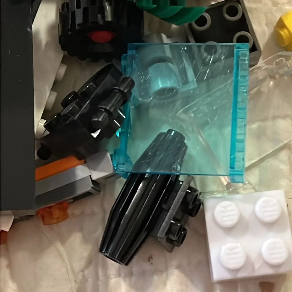 Vintage lot of legos motorcycle space doors windows more